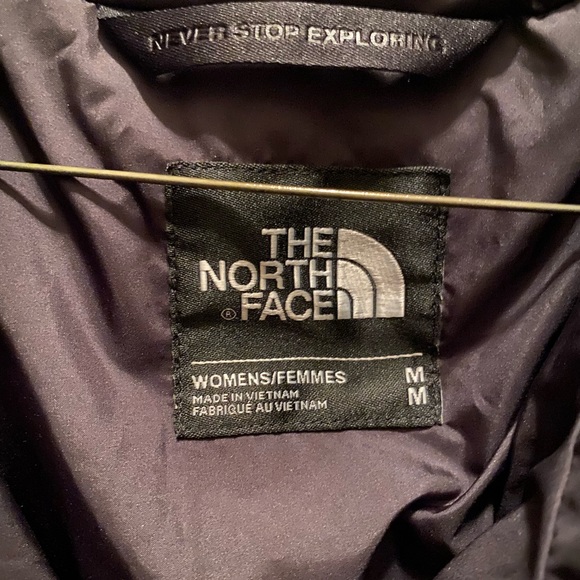 NEW The North Face Bronze Metallic Puffer In Style  Jacket - Picture 4 of 7